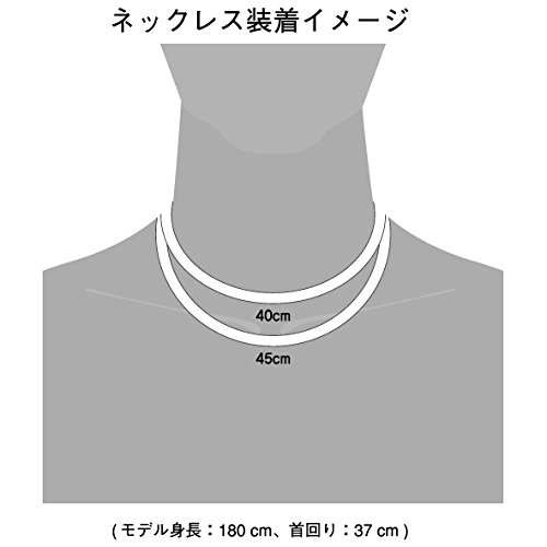 Phiten RAKUWA Necklace X100 Mirror Ball Titanium Care Designed in
